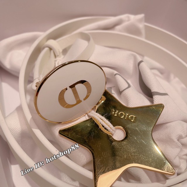 Dior2021春夏新款女士腰帶 迪奧衿belt高腰線CD徽標皮帶  jjp2770